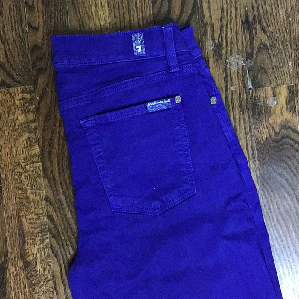 7 for All Mankind Colored skinny jeans